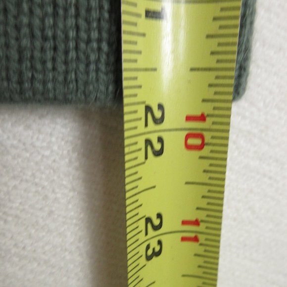 White + Warren Cashmere Embroidered Cardigan Size L Sage Green Botanical Flowers - Picture 7 of 8